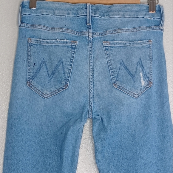 Mother Love Gun The Looker Ankle Fray Sz 28 Jeans - Picture 7 of 16